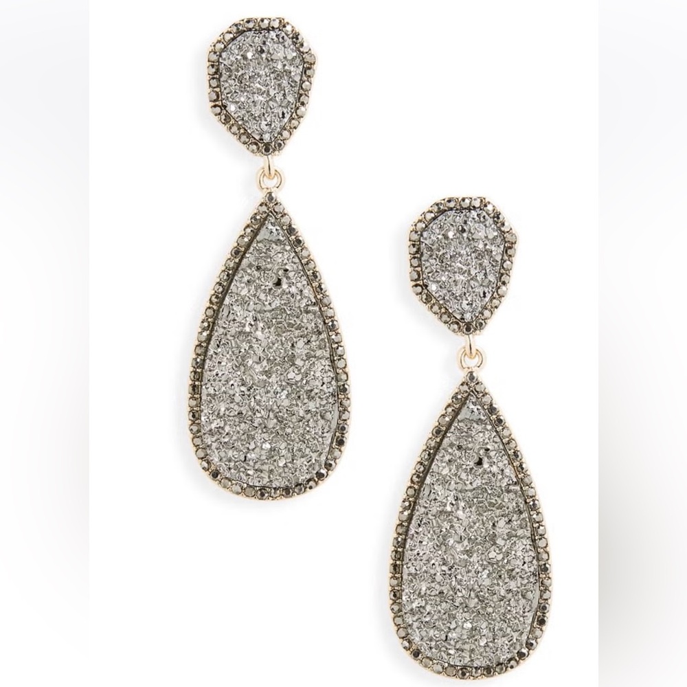 BAUBLEBAR Moonlight Sparkly Drop crystal Earrings